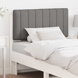  Tapecirani uzglavlje s uzglavljem Bijela i svijetlo siva 90 cm | shoptok.hr