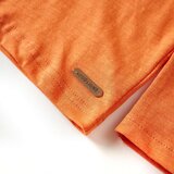  Dječja majica s dugim rukavima tamnonarančasta 128 | shoptok.hr