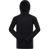 Alpine pro Men's quick-drying sweatshirt LIGHT black