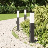  Stupić s utičnicom 3 kom 50 cm crne IP44 | shoptok.hr