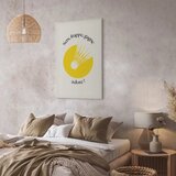  Slika - Badminton Shuttlecock on a Yellow Circle Background 40x60 Premium Print | shoptok.hr