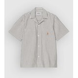 Carhartt WIP Leavel Srajca leavel stripe / black / wax Cene