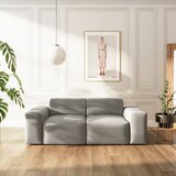 Rodier Siva sedežna garnitura iz rebrastega žameta 205 cm Villet – | Shoptok.si