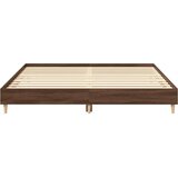 vidaXL Okvir kreveta bez madraca smeđi hrast 160x200 cm izrađeno drvo | shoptok.hr