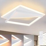 Nettlife Moderna 40W LED stropna svetilka za dnevno sobo, spalnico, zatemnljiva z daljinskim upravljalnikom, bela kuhinjska svetilka za hodnik, (22111194) | Shoptok.si