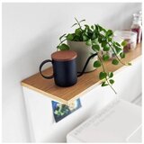 YAMAZAKI Bijela/u prirodnoj boji drvena dodatna kuhinjska polica 28,5x8,5 cm Tower – | shoptok.hr