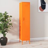 vidaXL Omara s ključavnico oranžna 35x46x180 cm jeklo Cene