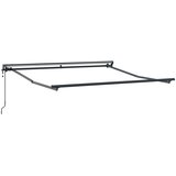  Povlačivi tende Sivosmeđa 3,5 x 2,5 m Poliester i aluminij | shoptok.hr