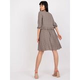 RUE PARIS Dress-CHA-SK-1710-1.52-brown | Shoptok.si