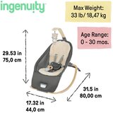 Kids II INGENUITY LEZALJKA EVERY SEASON™ - WESLEY 16855 0-30m (MAX 18kg) | ePonuda.com