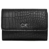 Calvin Klein Majhna ženska denarnica Ck Daily Small Trifold K60K612636 Črna