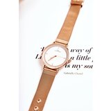 Kesi Women's Analog Watch Giorgio & Dario With Cubic Zirconia Rose Gold | Shoptok.si
