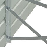  Povišena vrtna gredica od pocinčanog čelika 400x80x77 cm zelena | shoptok.hr
