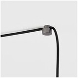 Tala Črna/v sijajno srebrni barvi viseča svetilka ø 4 cm Plug & Play – | Shoptok.si