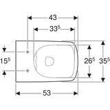 Geberit WC ŠOLJA SELNOVA SQUARE PODNA RIMLESS B/S 501.564.01.7 GEBERIT | ePonuda.com