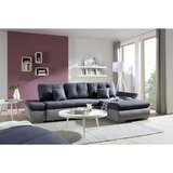 CARRYHOME sedežna garnitura, tkanina svetlo siva, temno siva | Shoptok.si