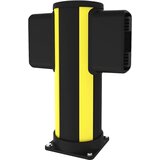 Axelent Sredinski stebrič za zaščito pred trki X-Protect, višina 610 mm, dva priključka, na nasprotnih straneh | Shoptok.si