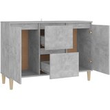  Komoda siva boja betona 101x35x70 cm od konstruiranog drva | shoptok.hr