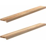  Prozorske klupice 2 kom 140x15x2 cm netretirane masivne hrast | shoptok.hr