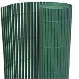 vidaXL Dvostranska vrtna ograja PVC 90x300 cm zelena Cene