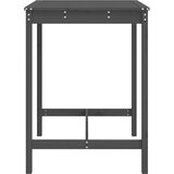  Vrtni stol sivi 82,5x82,5x110 cm od masivne borovine | Eponuda.com