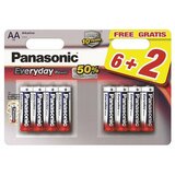 Panasonic LR6EPS/8BW=8 kom Alkalne Everyday baterija  cene