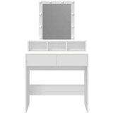  Toaletni stolić s LED svjetlima bijeli 80 x 41 x 144 5 cm | shoptok.hr