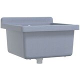 vidaXL Umivaonik za zidnu montažu sivi 40 x 40 x 24 cm od smole | shoptok.hr