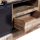 TV Ormarić s 2 Klizna Vrata Masivno Mango Drvo 110x30x45 cm | shoptok.hr