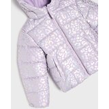 Sinsay Pamučna Puffer Jakna S Kapuljačom I Leopardskim Uzorkom Slike