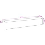 Profil za rubove vrta 2 kom. 100 x 20 x 15 cm Otporni čelik Rđa | shoptok.hr