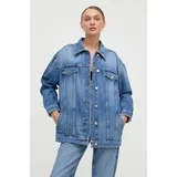 Elisabetta Franchi Jeans jakna ženska, BJ26N41E2