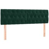  Uzglavlja tamnozelena 160x7x78/88 cm baršunasta | Eponuda.com