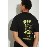 Carhartt WIP Pamučna majica Friendship za muškarce, boja: crna, s tiskom, I033641.1XBXX