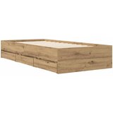  Okvir kreveta s pohranom Hrast artisan Konstruirano drvo | shoptok.hr