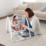 Kids II ljuljaška za bebe convertme Swing-2-Seat nash, 0-9kg