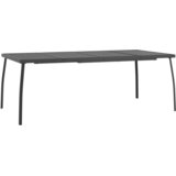 The Living Store Vrtni stol antracit 200 x 100 x 72 cm od čelične mreže | shoptok.hr