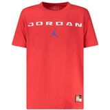 Air Jordan dječja majica kratkih rukava s natpisom Jordan crvena Slike