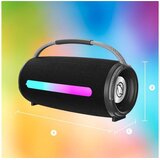 Manta zvučnik BT 5.3, 20W, FM radio, LED RGB, baterija, ručka, crni SPK140GO!!! | shoptok.hr