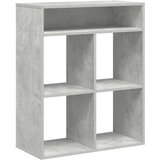 Maison Chic Knjižna omara - Knjižni regal betonsko siva 66x31x80 cm inženirski les, (21724977) Cene