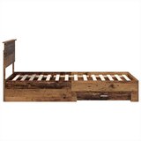  Okvir za krevet Staro drvo 100 x 200 cm Konstruirano drvo | shoptok.hr
