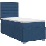  Boxspring krevet s madracem Plava 100 x 200 cm Tkanina | shoptok.hr