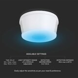  infracrveni senzor pokreta 360° 230V, beo | Eponuda.com