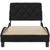  Okvir za krevet bez madraca crni 90x190cm od tkanine | shoptok.hr