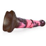 Bad Horse silikonski alat za konja dildo - 24cm (smeđe-roza) | shoptok.hr