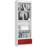 AKORD POLICA R 60 cm CLP 1 Predal 4 Police BELO / RDEČI GLOS, (21714228) Cene