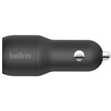 Belkin Boost Charge Dual USB-A Car Charger 24W (CCD001bt1MBK) Cene
