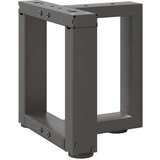  Noge za klubsko mizico v obliki črke T 2 kosa antracit 30x25x(30-31) cm jeklo | Shoptok.si