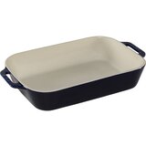 Staub Rectangular Dish Ceramic, dark blue, 34x24x7.6 | shoptok.hr