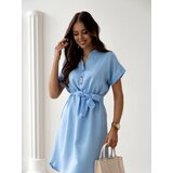 Resti Women’s mini dress with short sleeves and a buttoned neckline Cijene